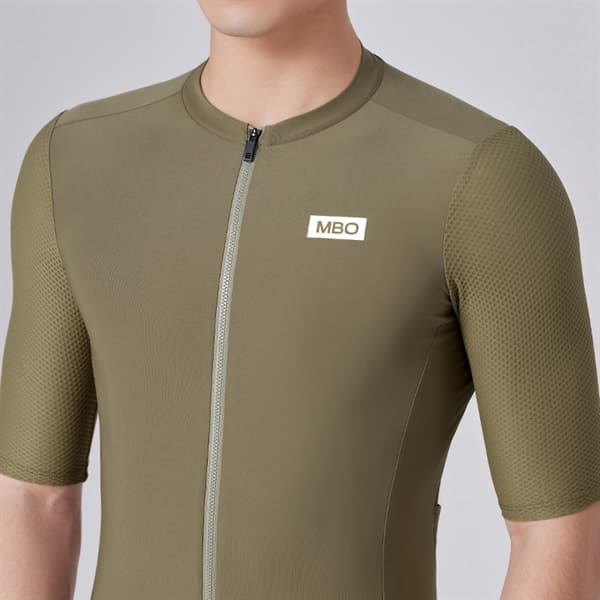 C001 - Áo Đạp Xe MBO Nam Olive